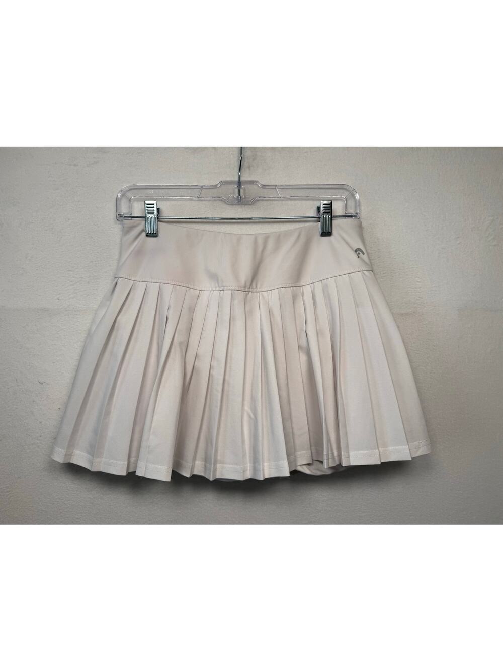 Head Pleated Performance Skort, White, Size Medium, Golf, Tennis, Pickleball